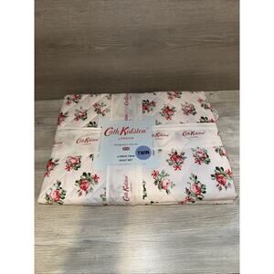 Cath Kidston London 3 Pc Queen Quilt Set - Rose And Bow Pink